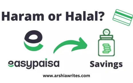 What was the Easypaisa Saving Account is Halal or Haram